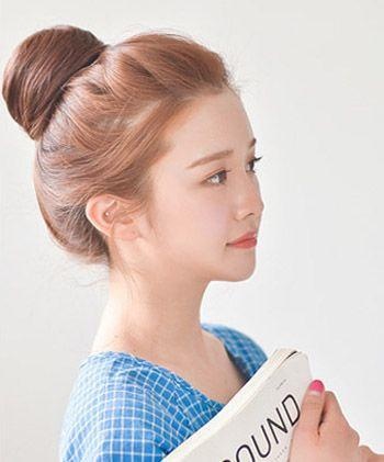 9款女生好看的长发盘发发型!
